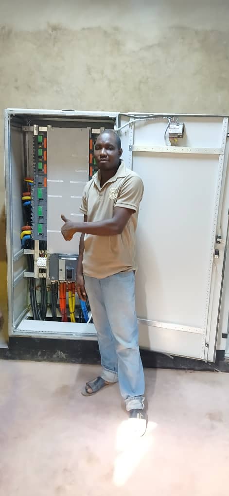 Mr. Ahmed Bello, Project Coordinator at Nexo Package Company in Idu, providing testimonial on engineering installation services.