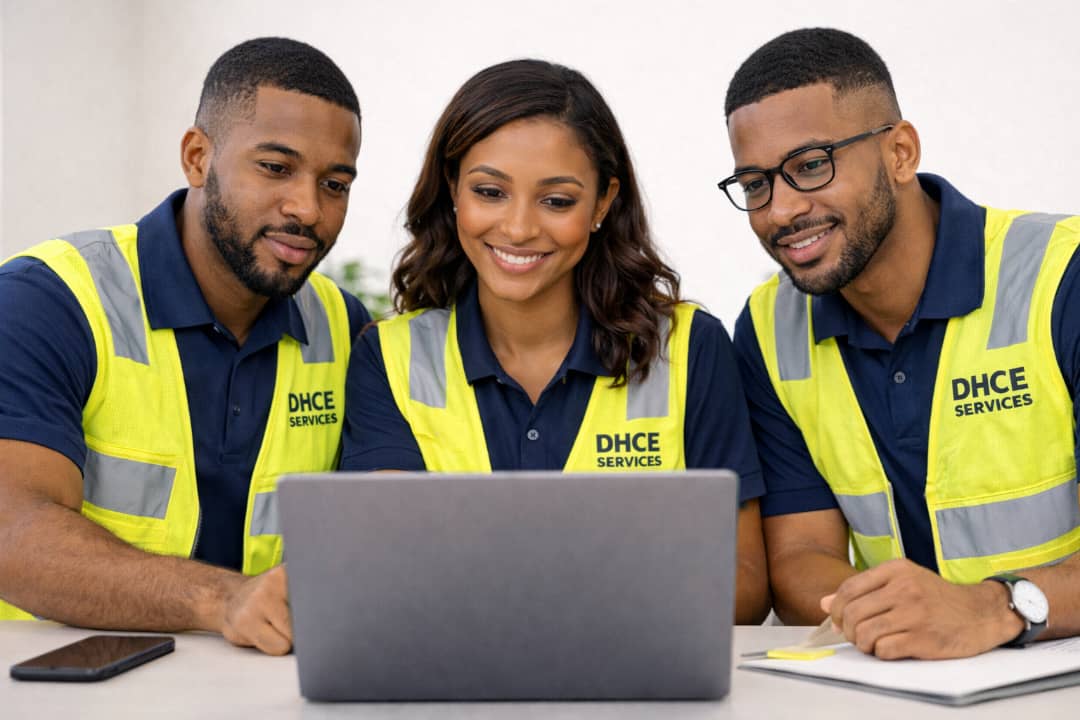 DHCE engineers installing and configuring control panel and automation systems to ensure efficient and reliable electrical system operation.